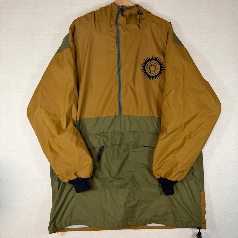 Vintage Quimbola Man Colorblock Windbreaker Jacket Poncho Large‎ Oversized USA